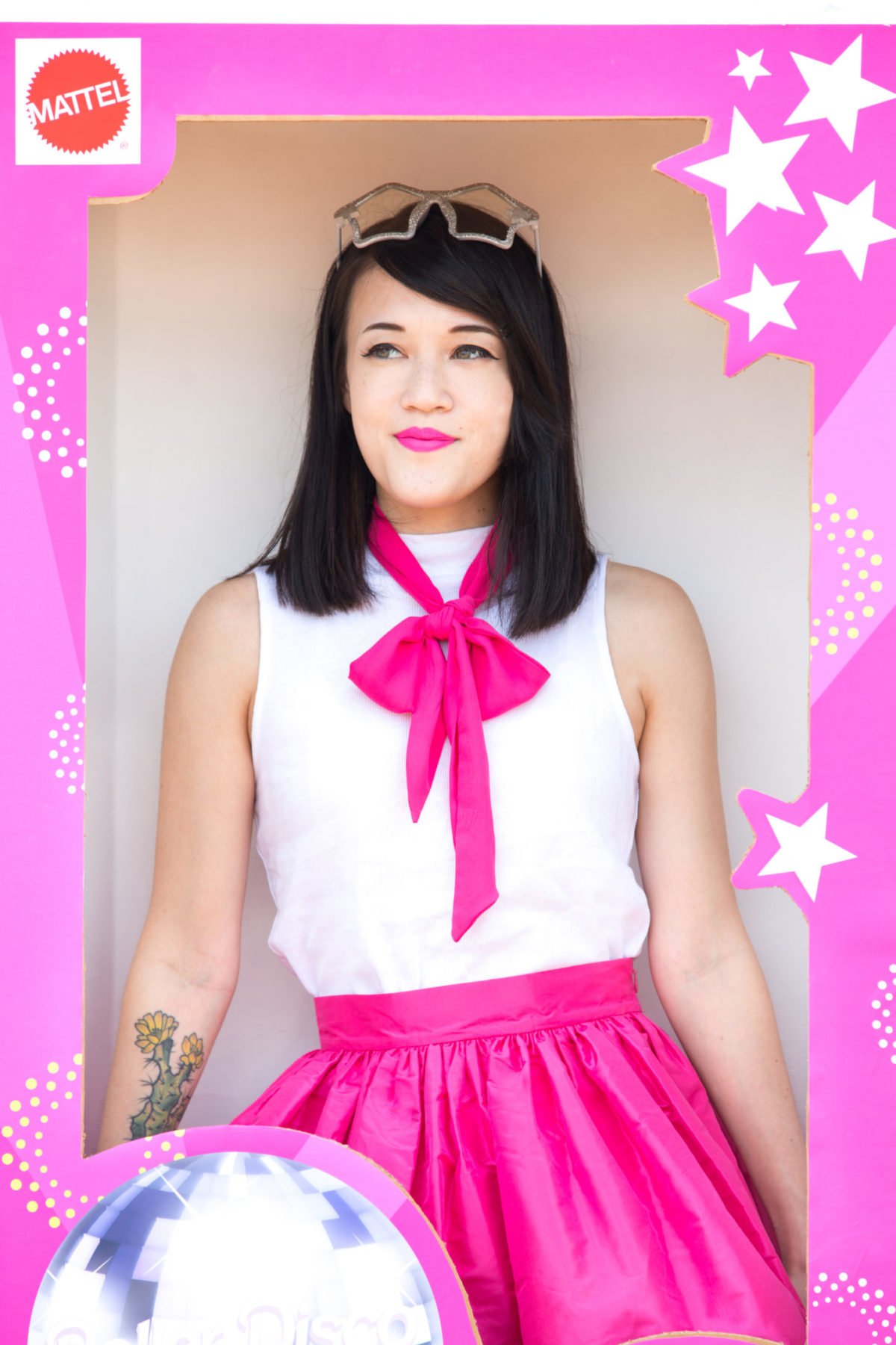 déguisement diy halloween femme fille boîte poupée barbie