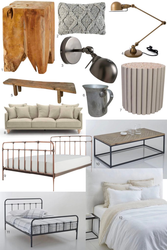 décoration intérieur mélange rustique moderne vintage industriel - blog déco - clem around the corner