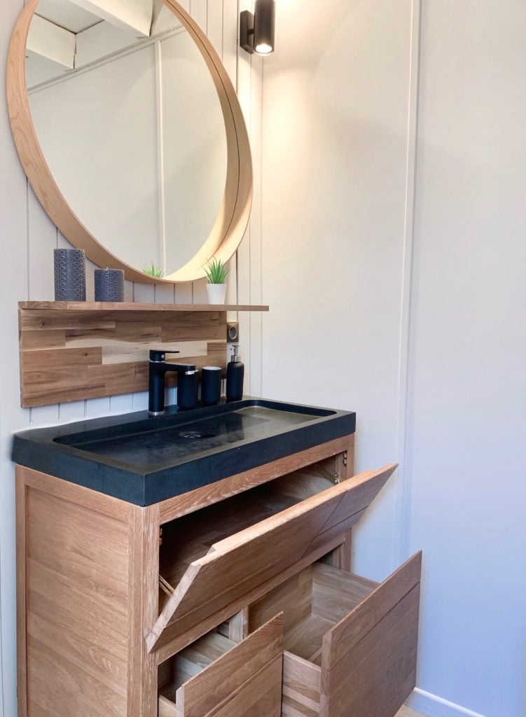 avis tikamoon meuble rénovation salle de bain du chalet easy bois massif