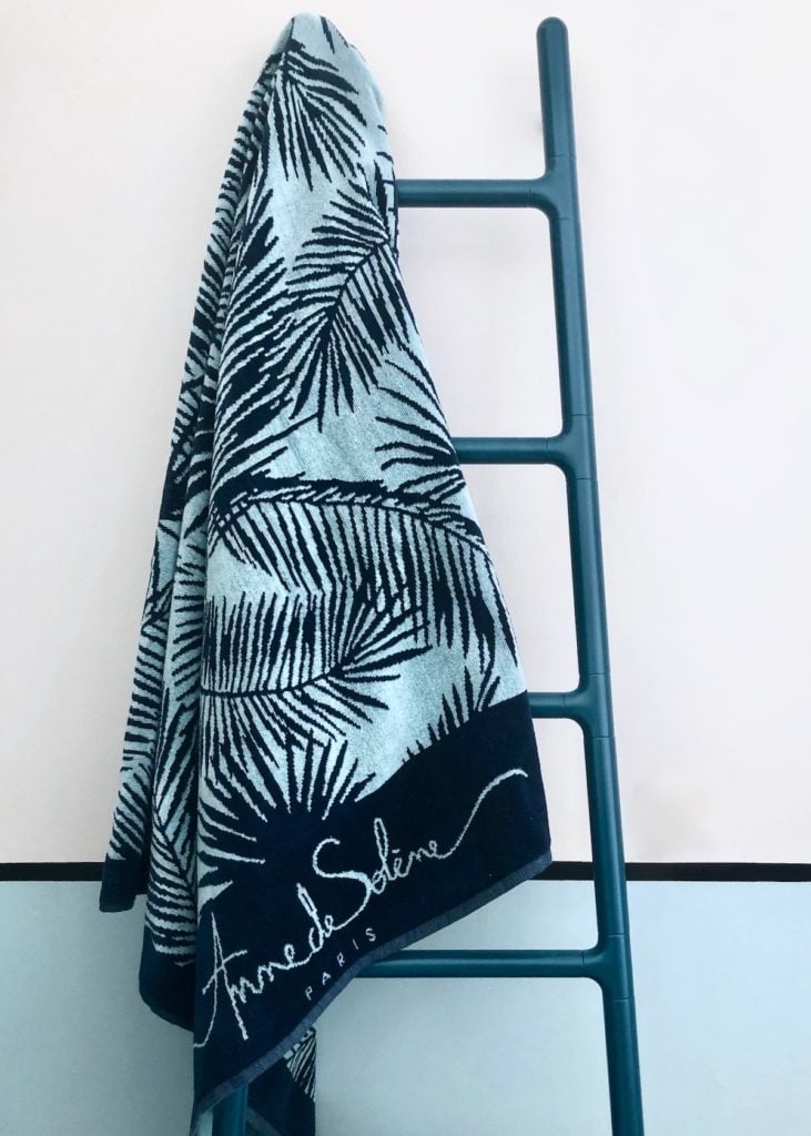 drap de plage serviette anne de solène palmier rentrée slow living
