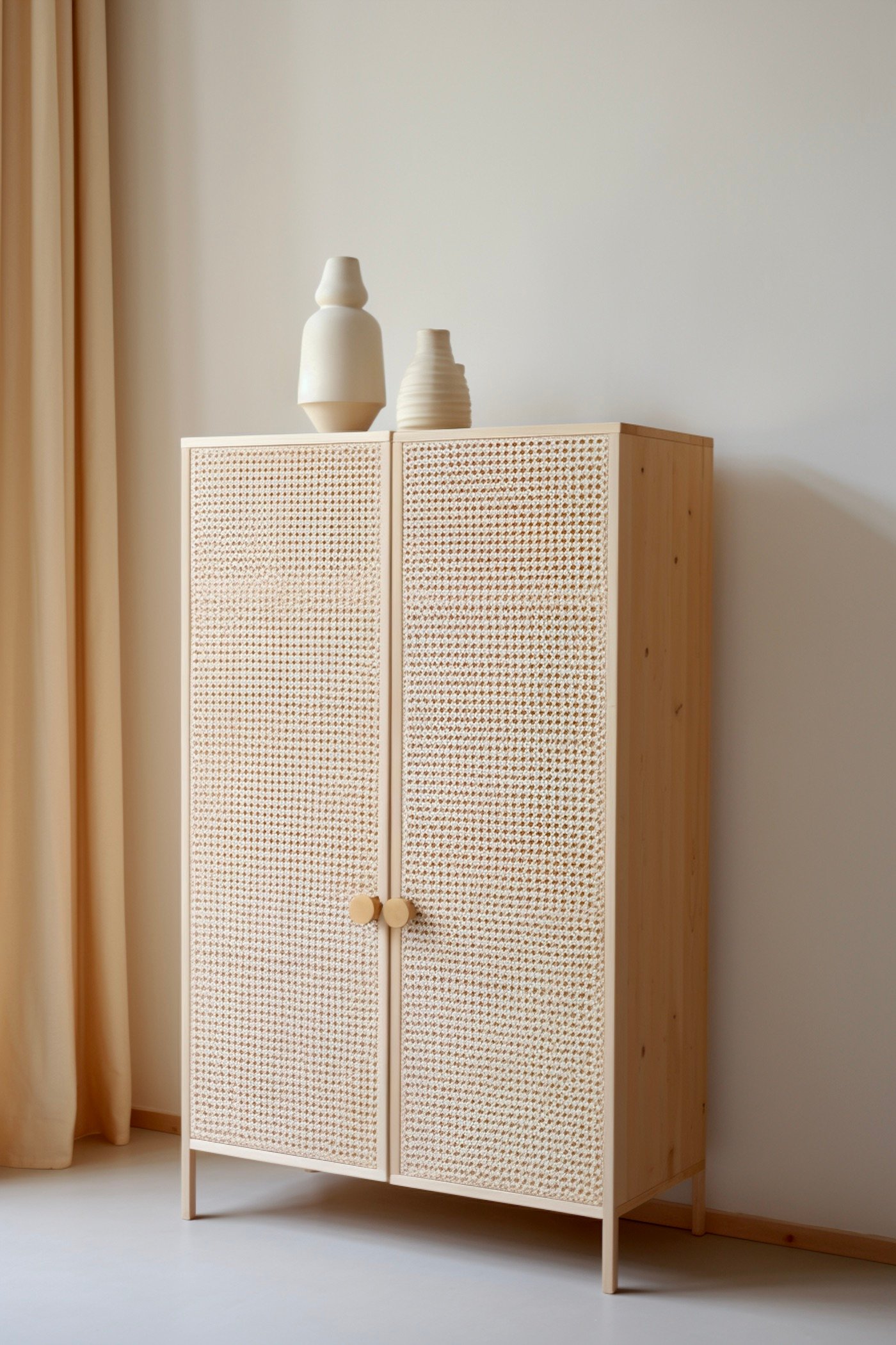 diy commode pin cannage pas chère ivar