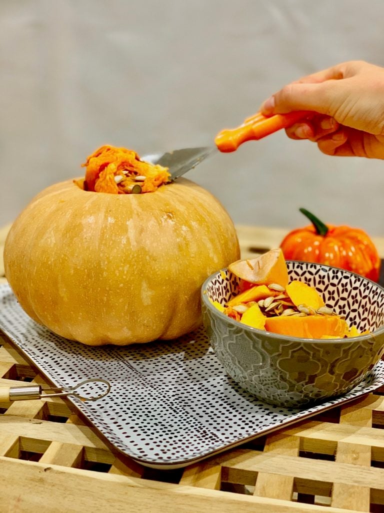 diy personnaliser citrouille kit sculpture étape halloween clematc déco design