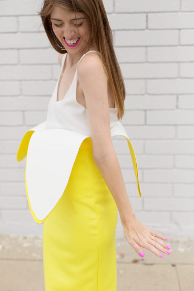 déguisement diy fruit banane fille ou garçon - blog déco - clem around the corner