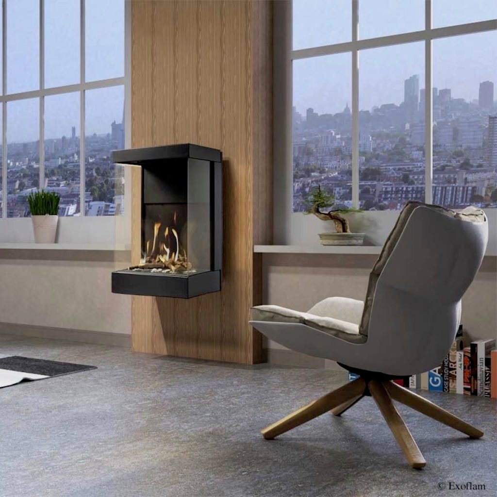 fauteuil salon poêle à gaz cheminée avis avantage - clemaroundthecorner