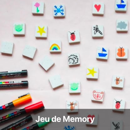 jeu memory tutoriel - blog diy création déco - clem around the corner