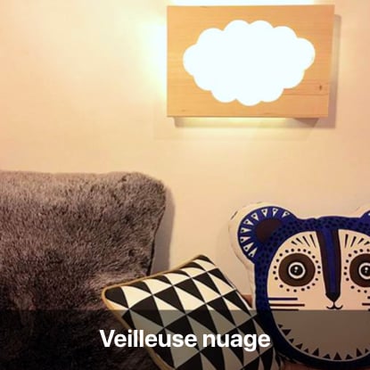veilleuse nuage perceuse tutoriel - blog diy création déco - clem around the corner