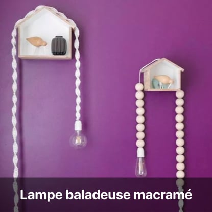 comment faire une baladeuse scandinave bois macramé