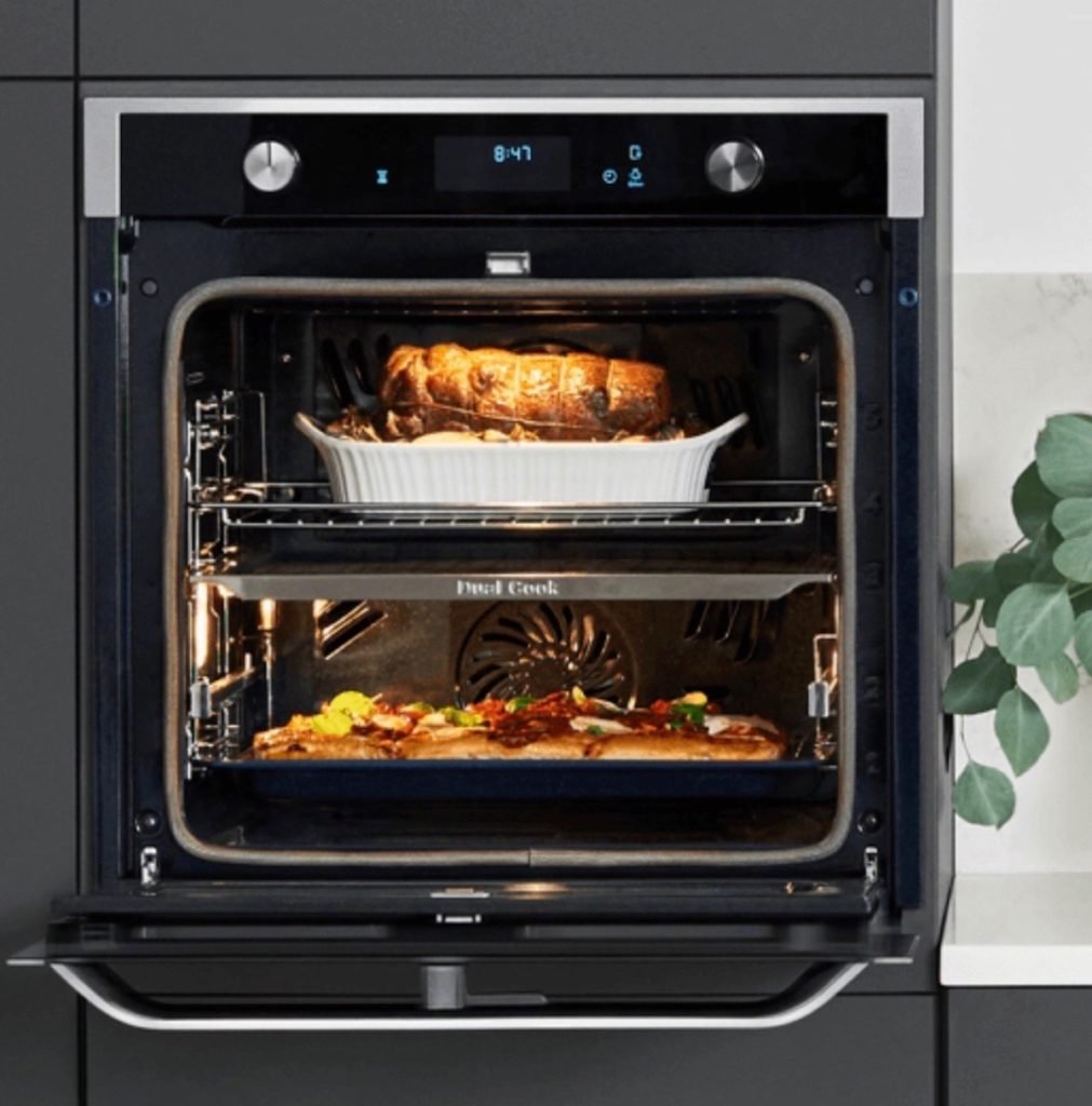 four encastrable samsung dual cook flex design kitchen - clematc