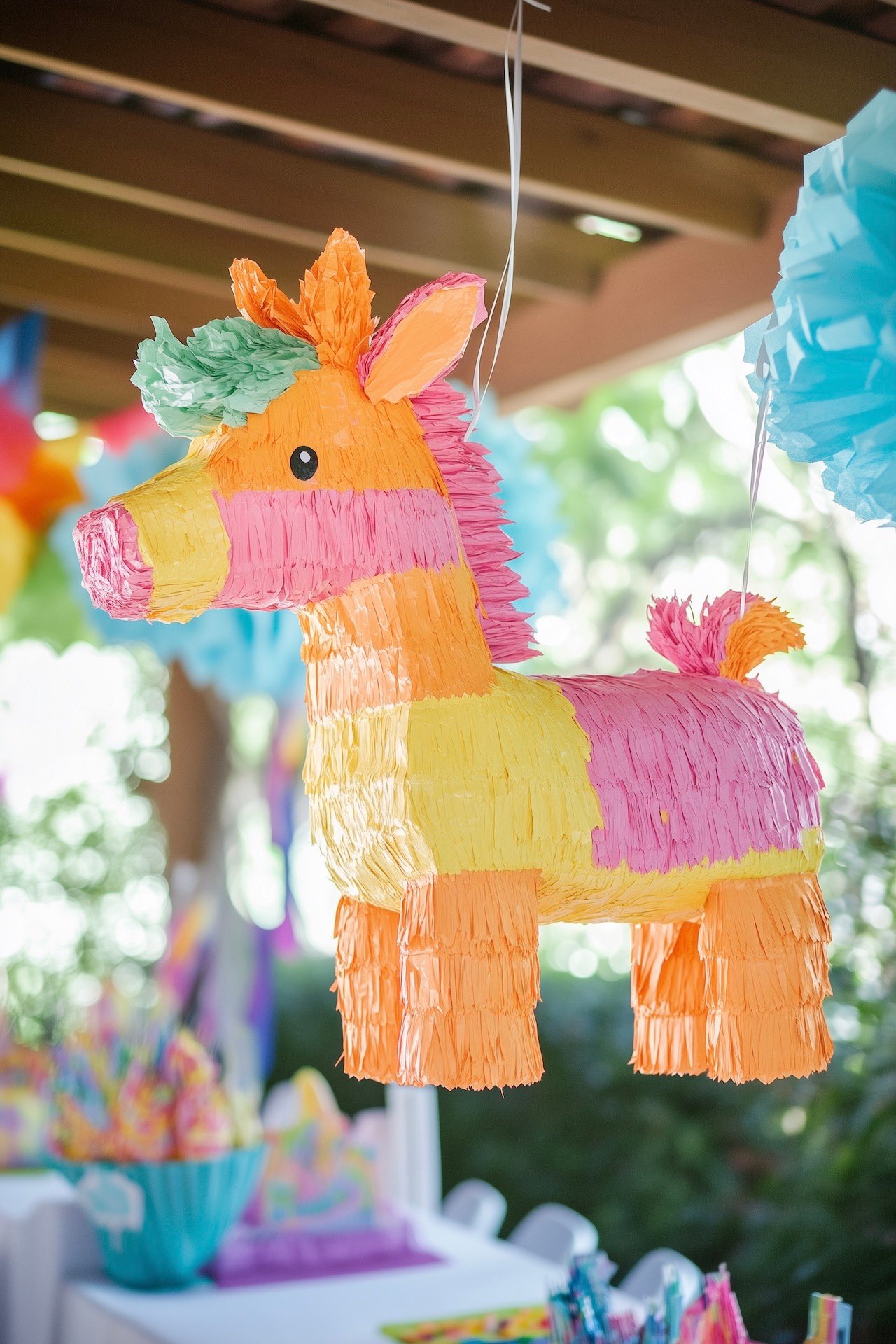 diy piñata déco anniversaire thème cheval équitation