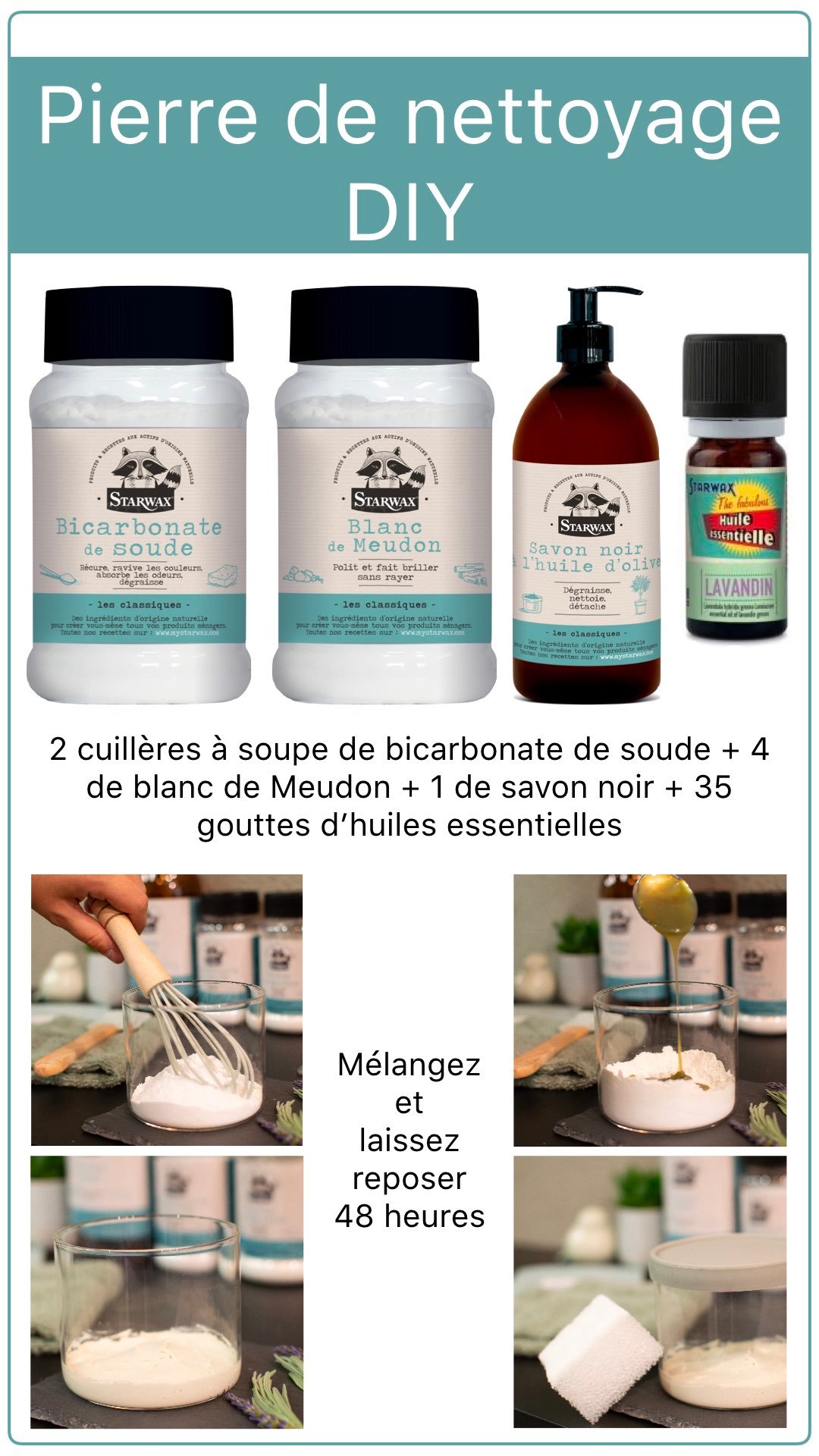 comment fabriquer soi-même pierre de nettoyage bio écolo diy - blog déco maison - clem around the corner