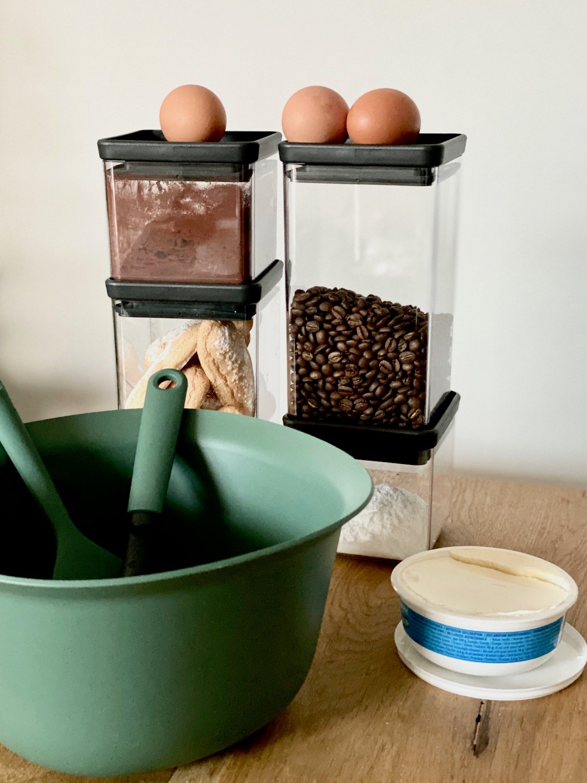 ingrédient boîte rangement course vrac empillable brabantia design - clematc