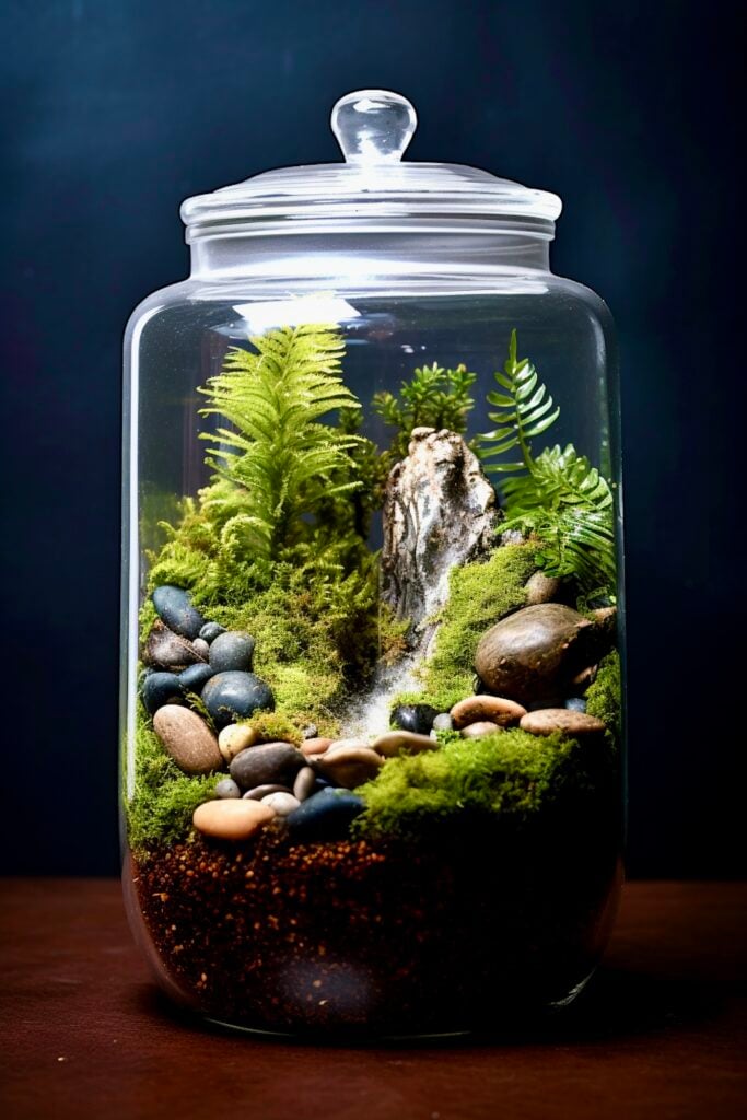 terrarium original diy bonbonnière