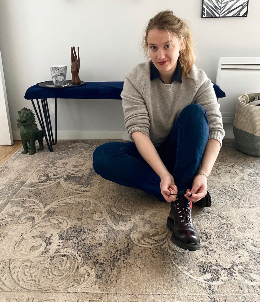 décorer une entrée appartement tapis moldave laine pas cher - blogueuse décoration - clem around the corner