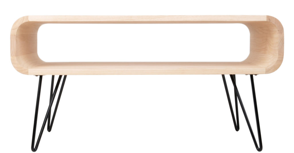 table basse metro coffee bois pied noir - blog déco design - clemarounthecorner