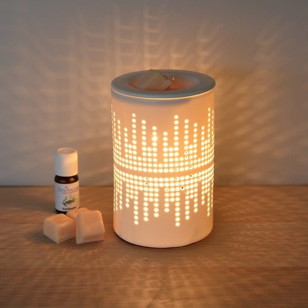 diffusion par chaleur douce aromathérapie calorya - blog déco - clematc