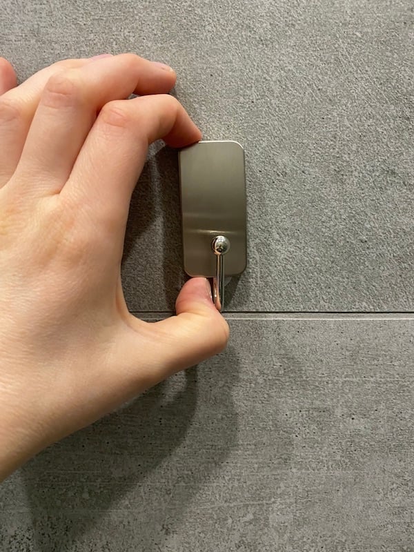 test crochet de salle de bain 3m command autocollant