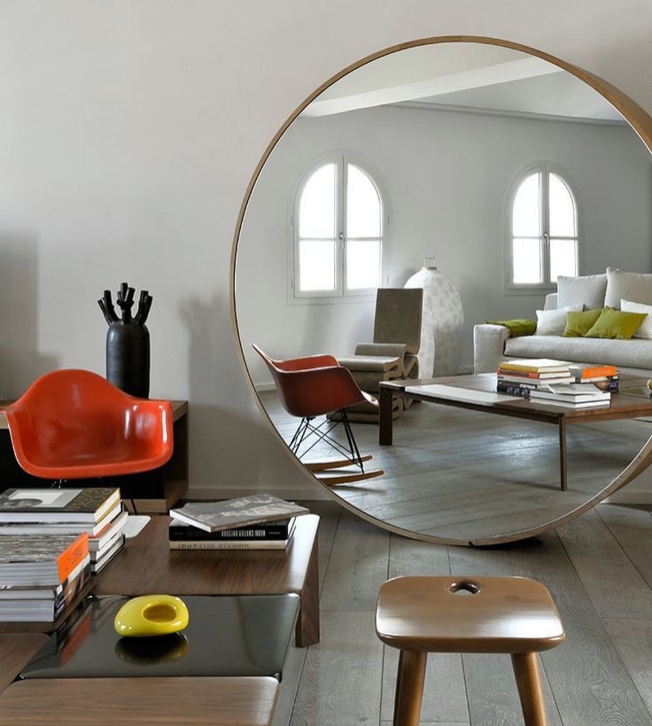 Salon RAR eames rouge orange - blog déco - clemaroundthecorner