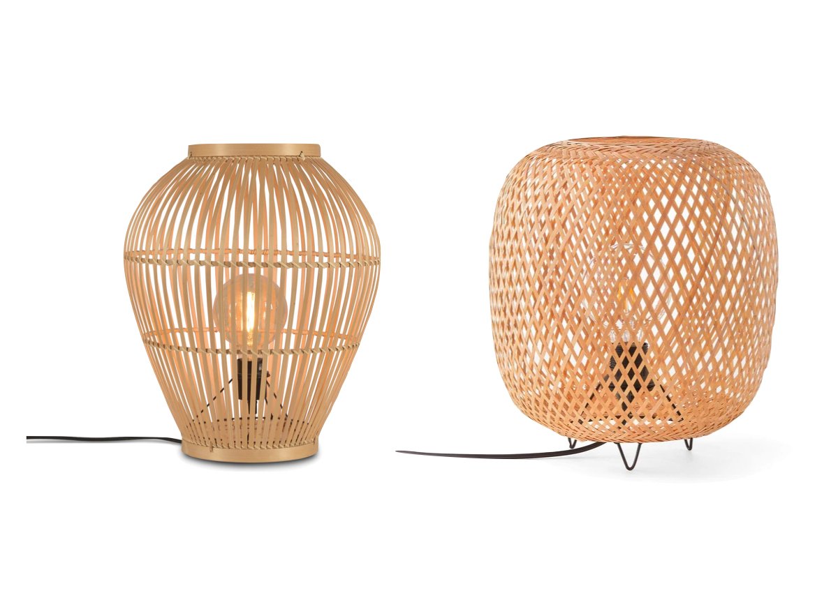 lampe pas chère rotin osier - blog déco - clem around the corner