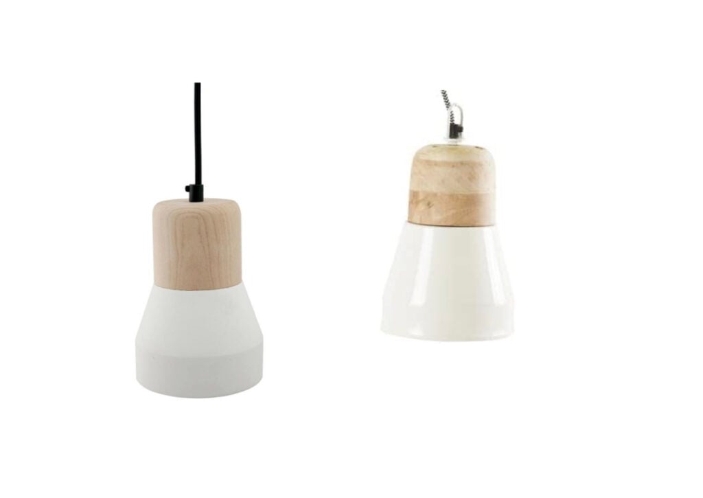 suspension luminaire moins cher minimaliste cuisine bois blanc