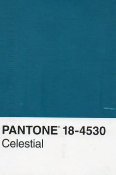 pantone bleu canard code celestial réference teinte