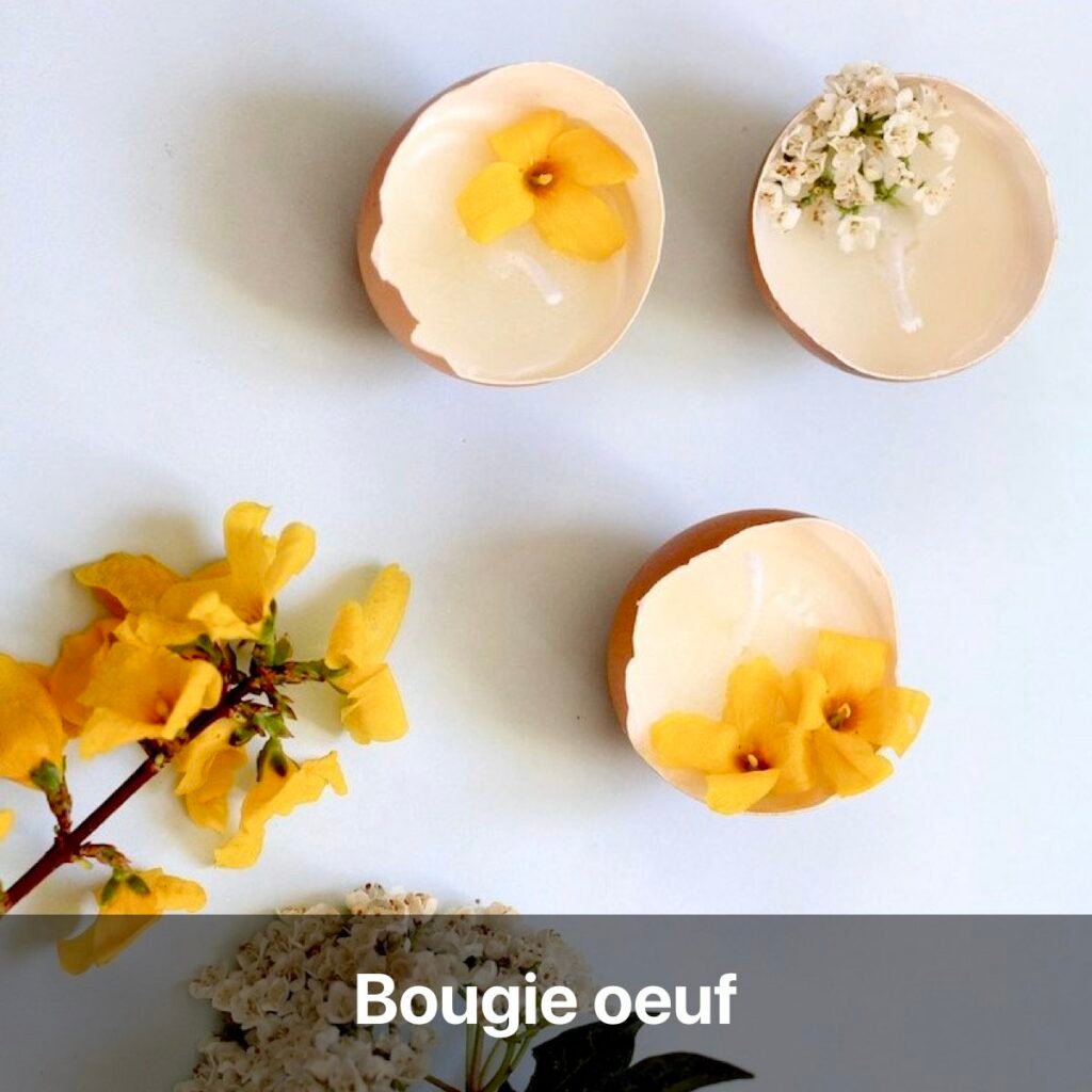 diy bougie oeuf comment faire soi-même déco Pâques