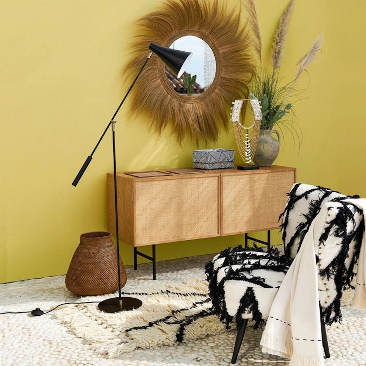 fauteuil franck kilim motif ethnique - blog déco - clemaroundthecorner