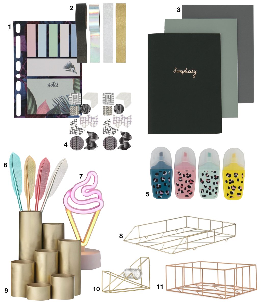 idée cadeau fille ado papeterie accessoires bureau