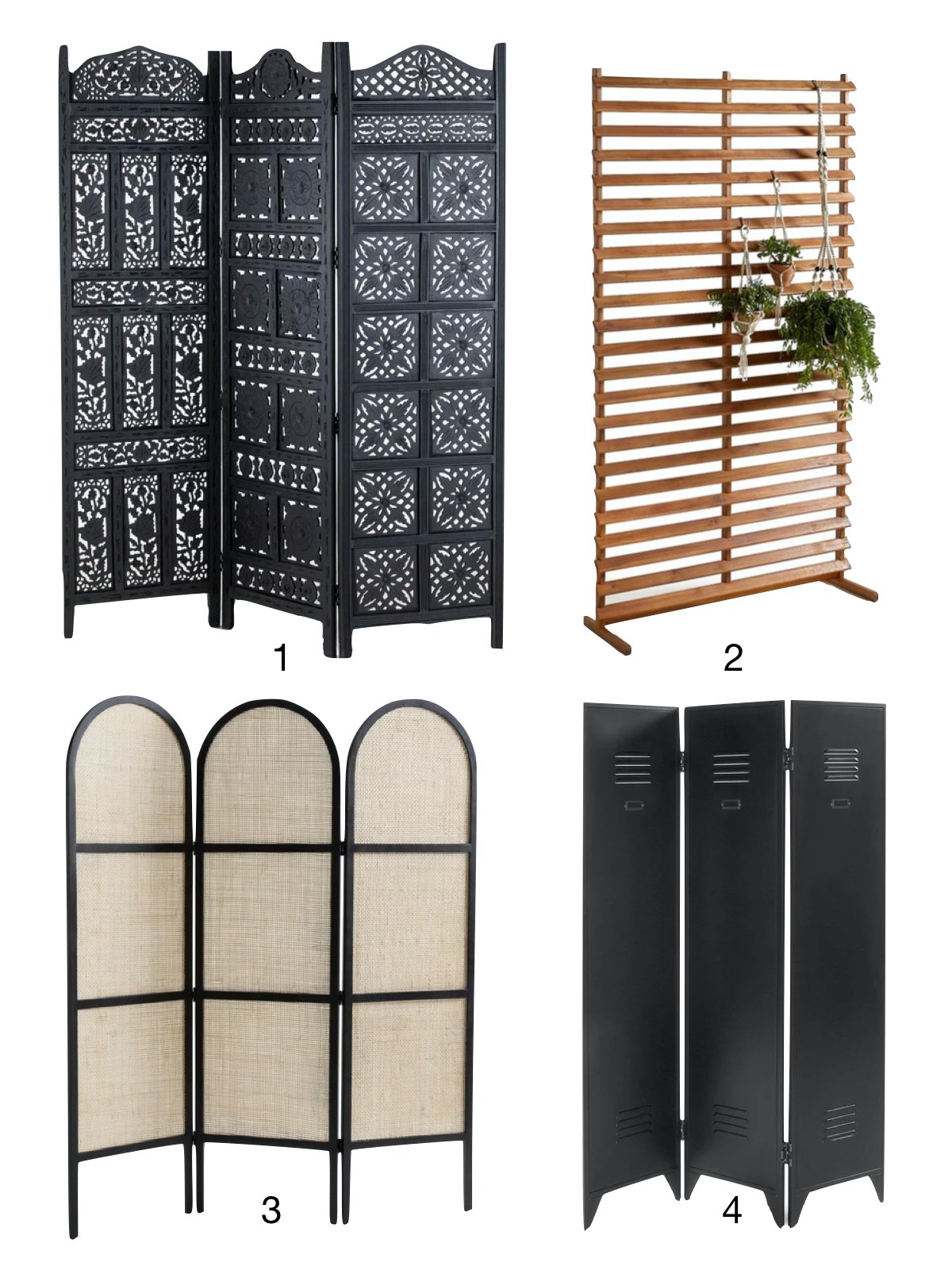 shopping liste paravents laredoute intérieure décoration - blog déco - clematc