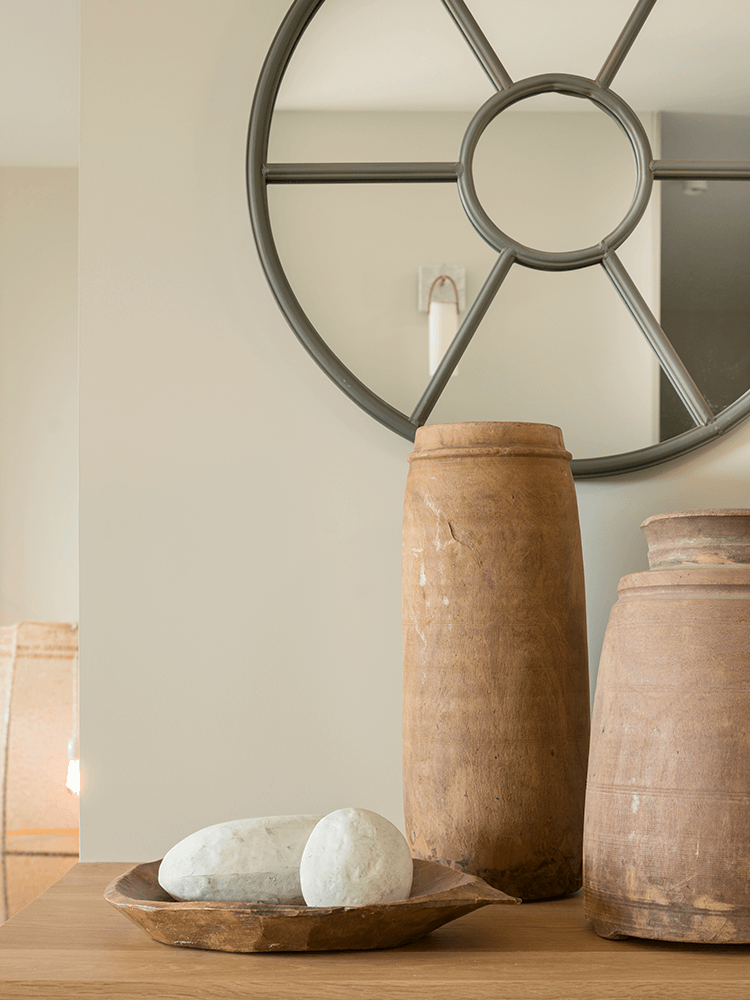 Décoration vase soliflore terre cuite artisanat - blog brocante clem around the corner