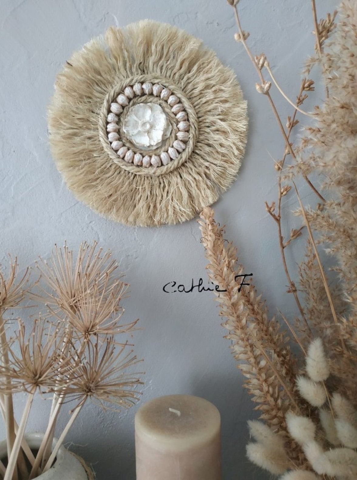 Juju hat en corde décoration style Afrique - blog déco - clematc