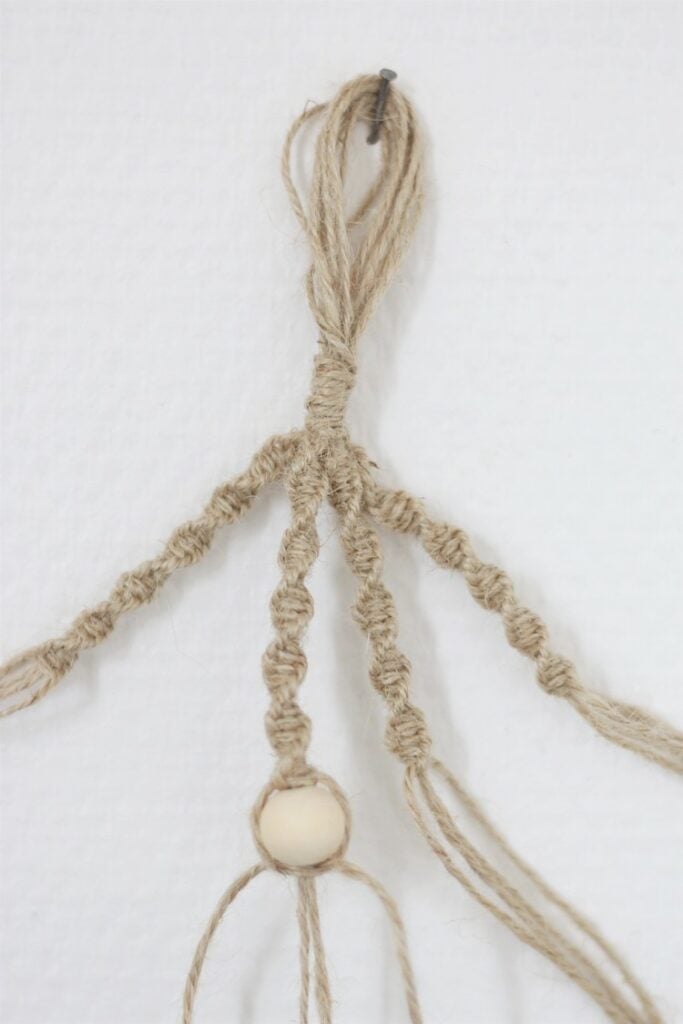 comment créer déco bohème porte-plante macramé diy corde brut