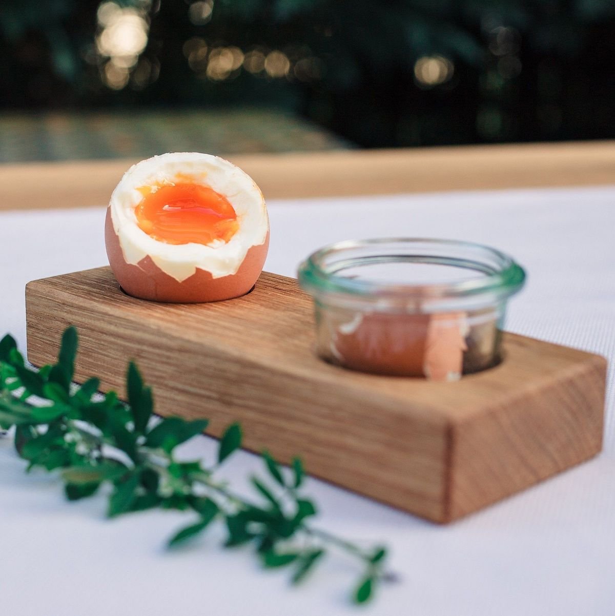 coupe rectangle deux compartiments en bois chêne