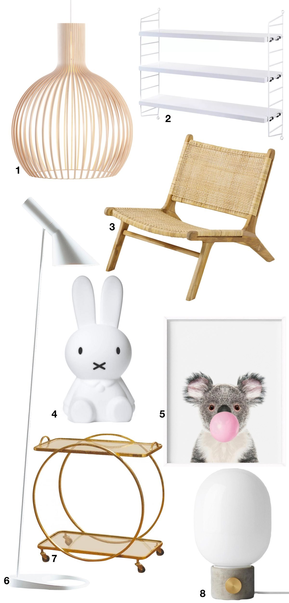 déco retro scandinave à Linné Suède Goteberg salon clemaroundthecorner