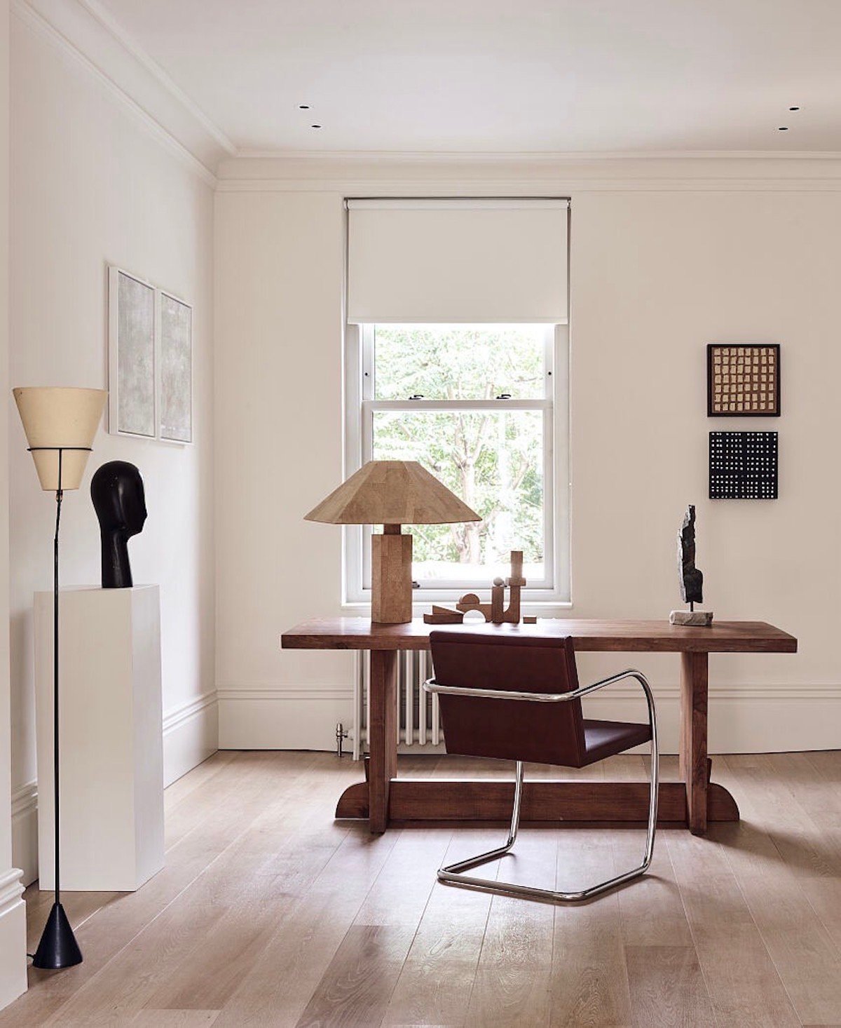 habitat de la capitale anglaise coin bureau retro - blog décoration - clematc