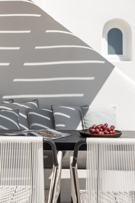 mobilier meuble jardin métal corde scoubidou blanc - blog décoratrice intérieur - clem around the corner