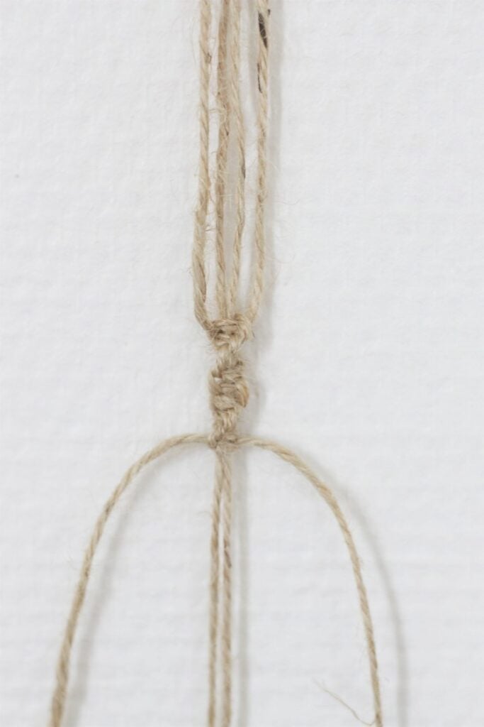 noeud torsade étape facile pour corde travaux manuels