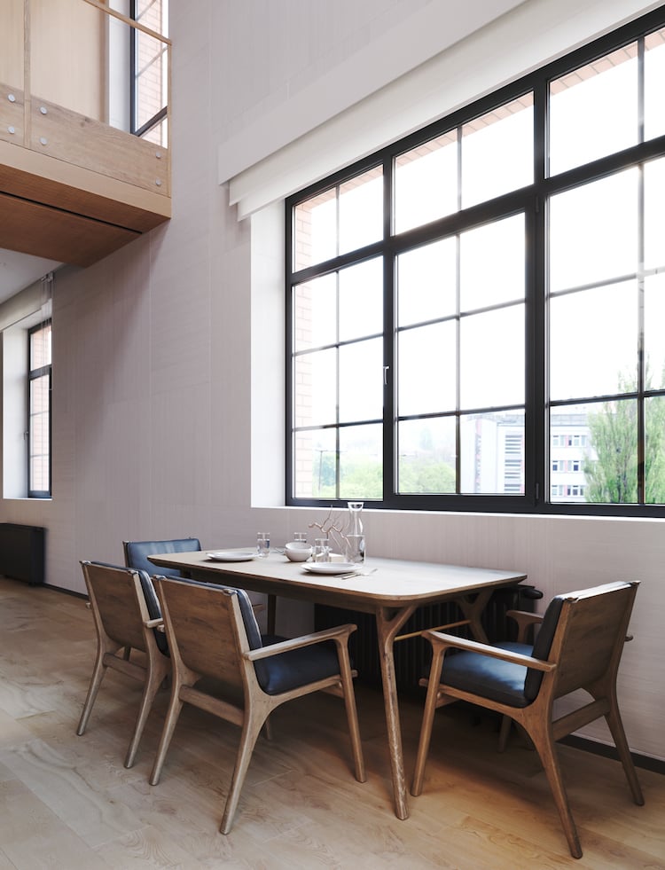 salle à manger déco montagne retro design 50s - blog décoration