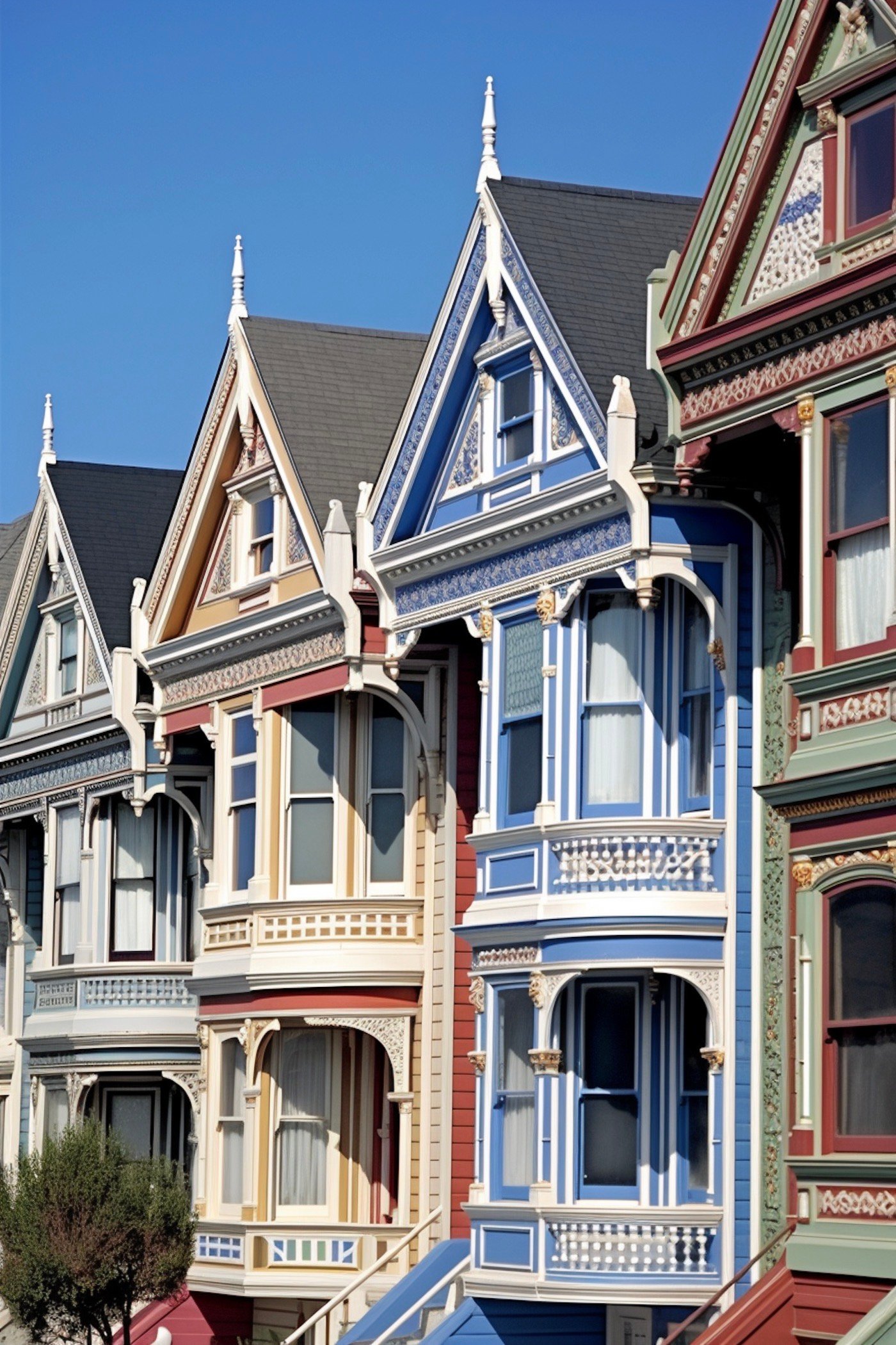 architecture Californie maison victorienne Painted Ladies
