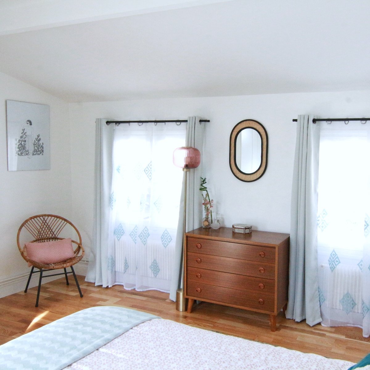 déco intérieure blog clematc meuble rangement bois appartement sous toits