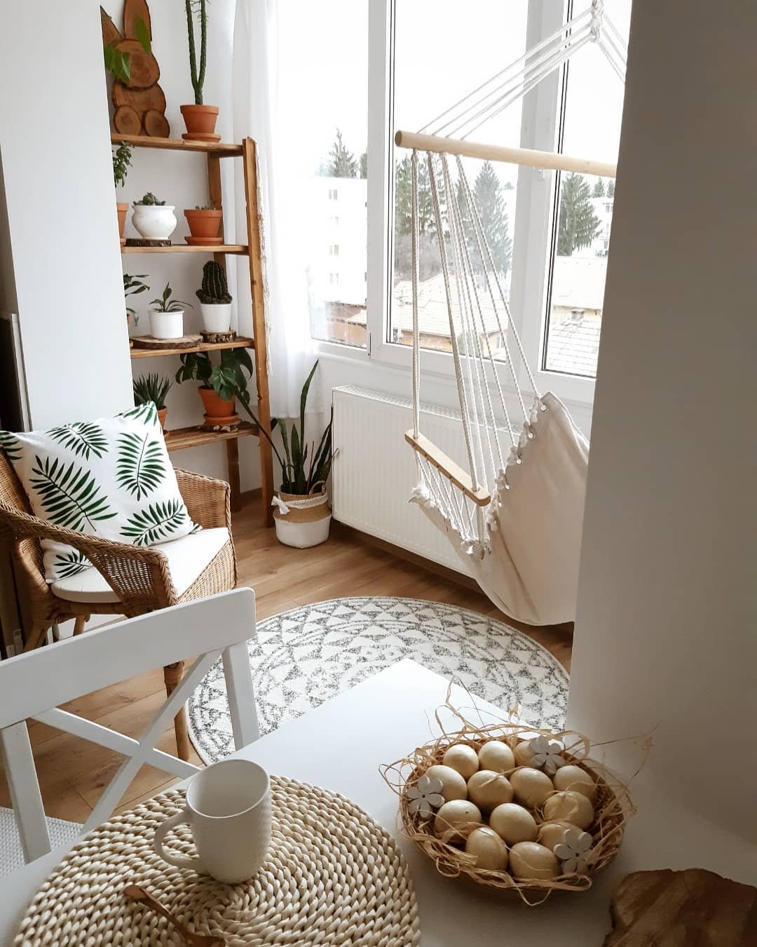 Laura Dekor hamac intérieur fauteuil tissu corde suspendu - clem around the corner