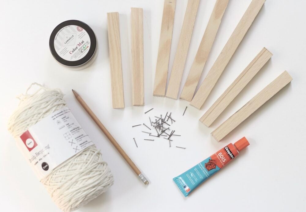 matériel tutoriel support de jardin bougie plante à fabriquer - clem around the corner