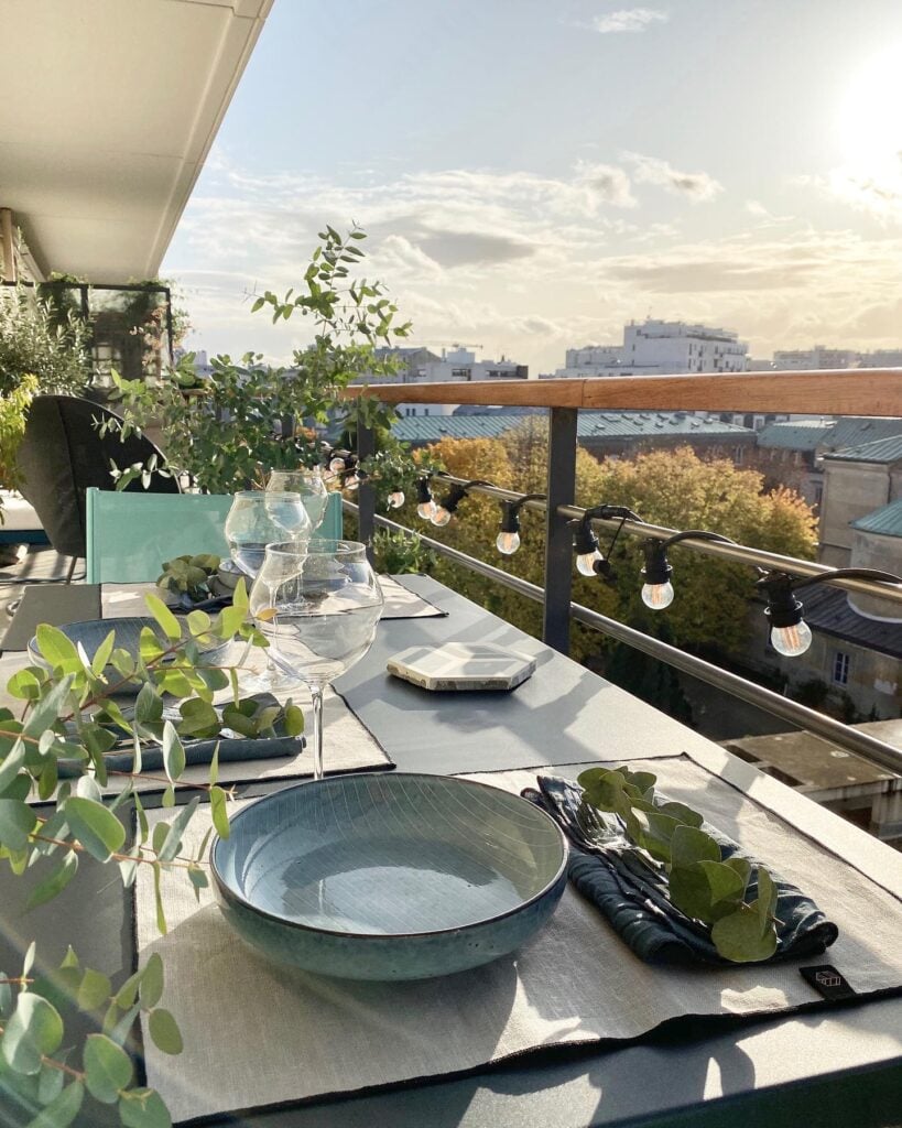 terrasse Paris 12 appartement décoration méditerranéenne