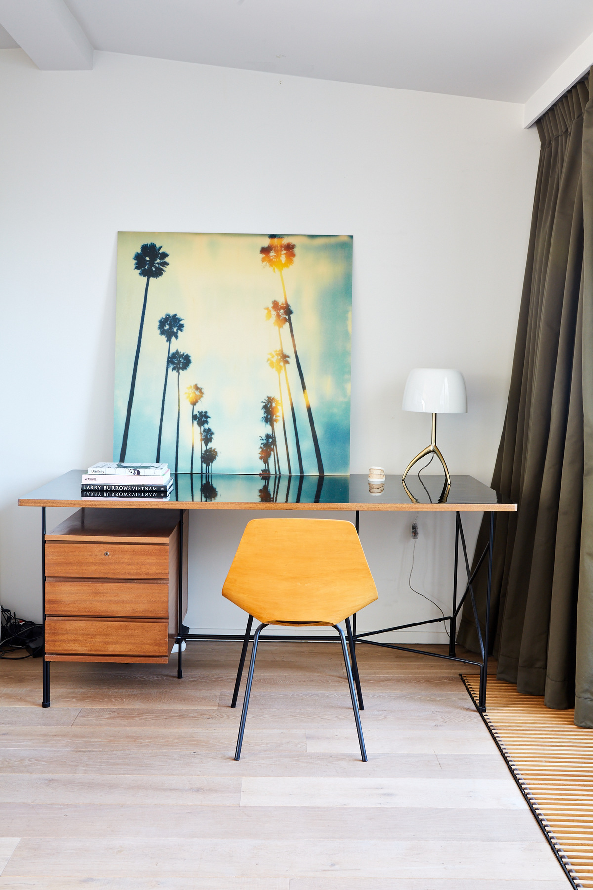 espace bureau travail maison style déco années 30 rétro vintage