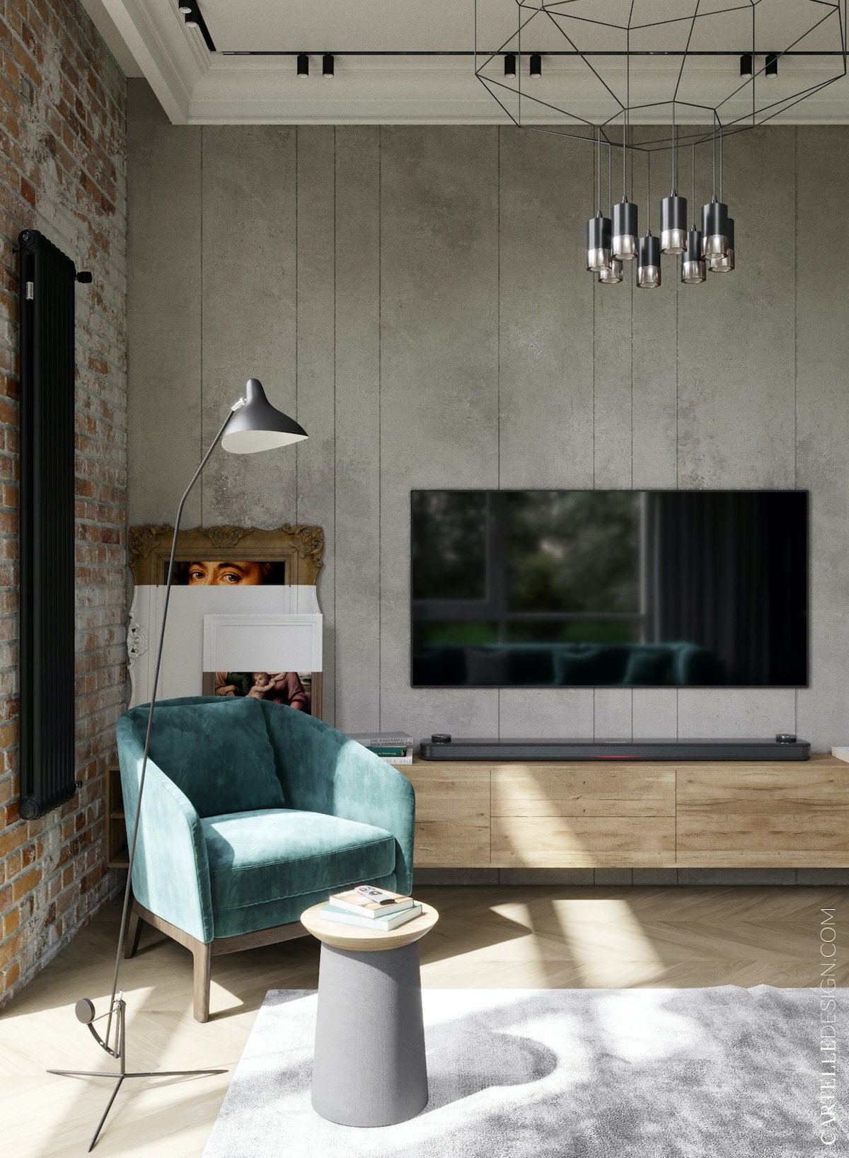 aménager chambre ami façon hotel cosy bleu bois design - blog architecture clemaroundthecorner