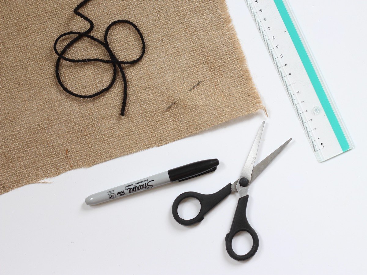 que faire chute tissu toile de jute diy décoration objet détourné astuce