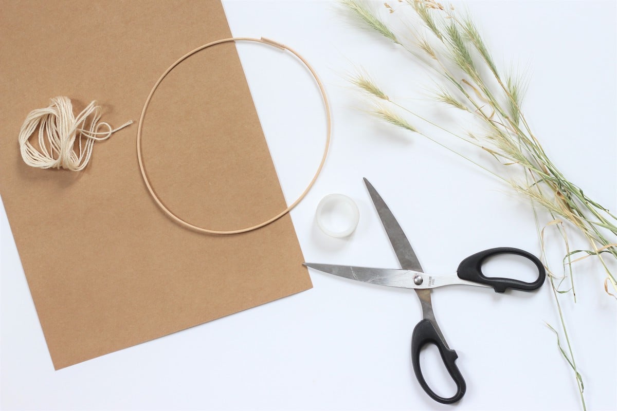 décoration naturelle chambre porte moelle rotin rouleau osier blé séché