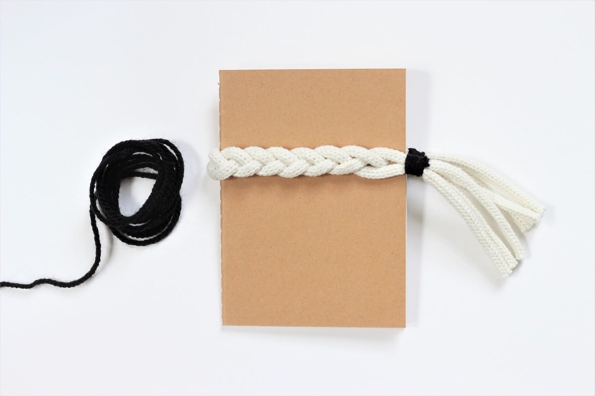 intégrer marque-page diy tressage macramé pimper son carnet fait-maison