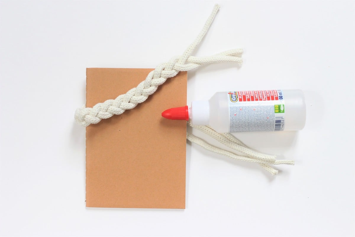 personnaliser un calepin cordage ficelle décoration blog - clem around the corner