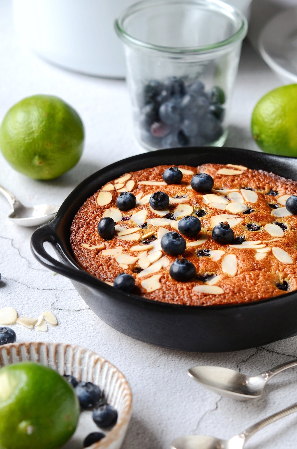 recette financier myrtille citron vert miel - blog maison - clem around the corner