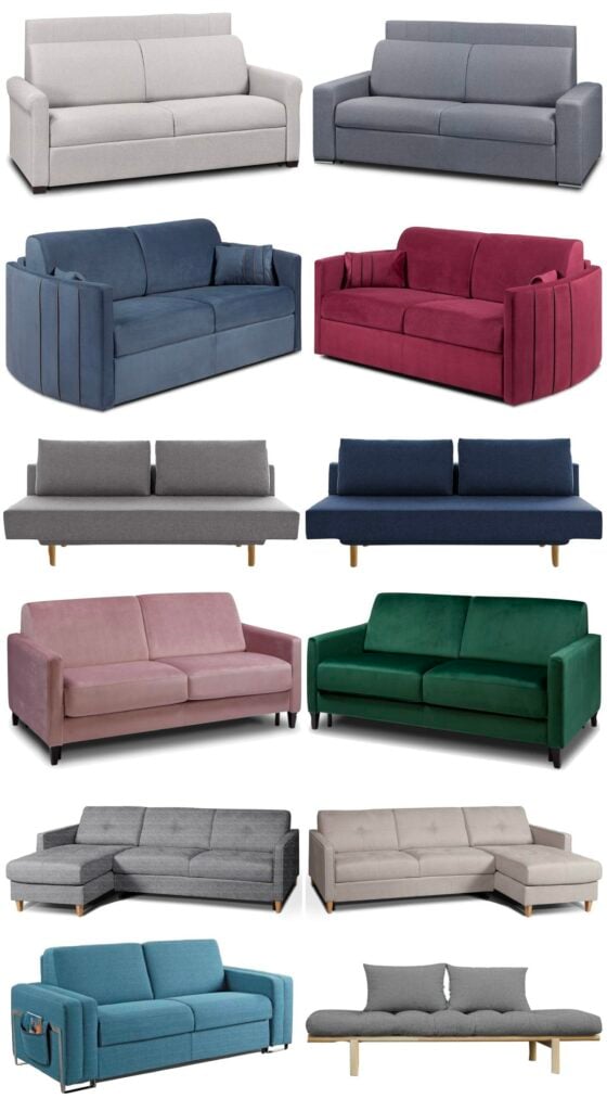 Test canapé convertible Inside 75 confortable velours